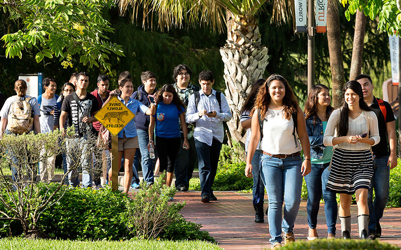 Students Walking