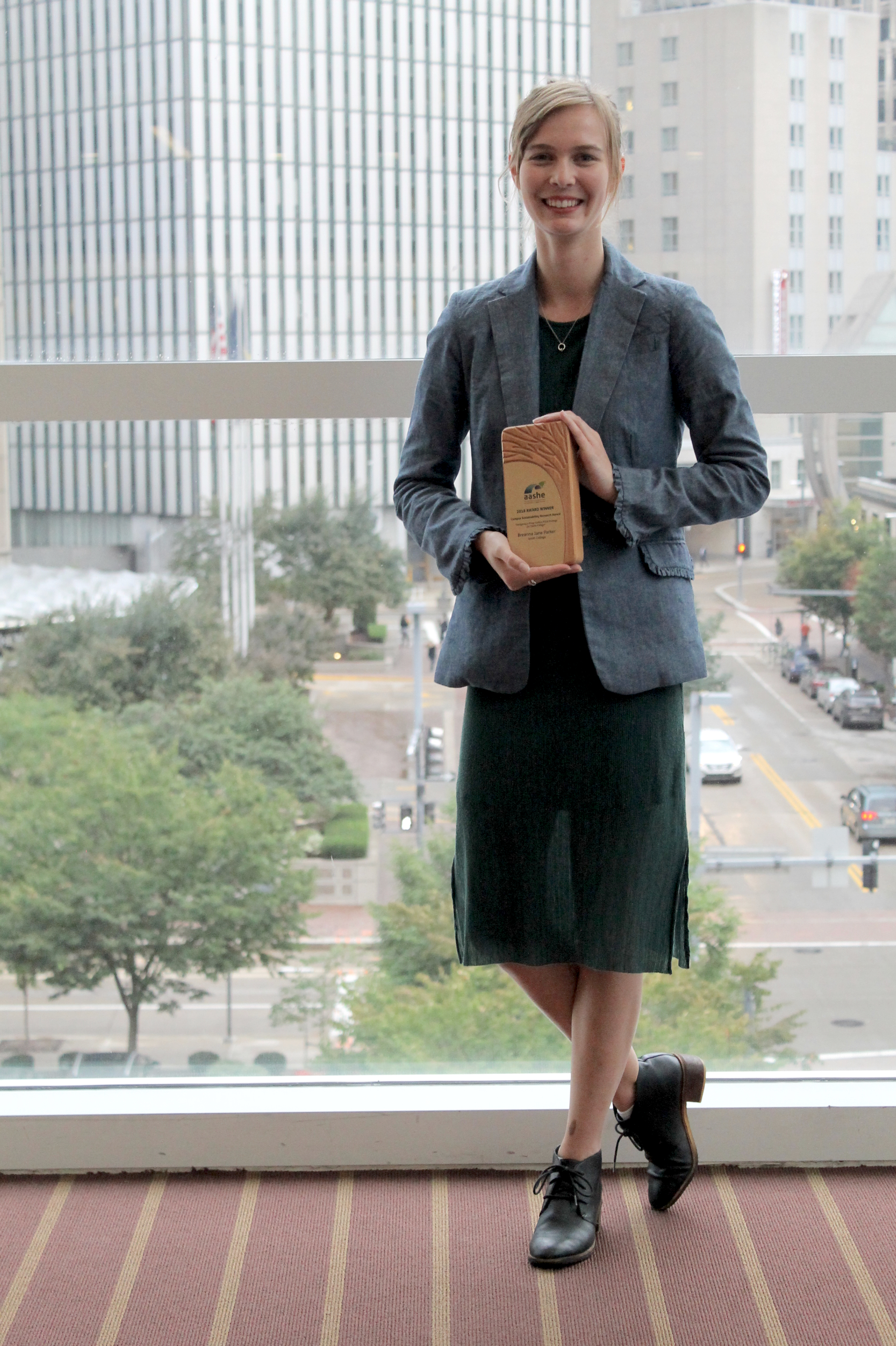 Breanna Parker 2018 AASHE Sustainability Award Winner