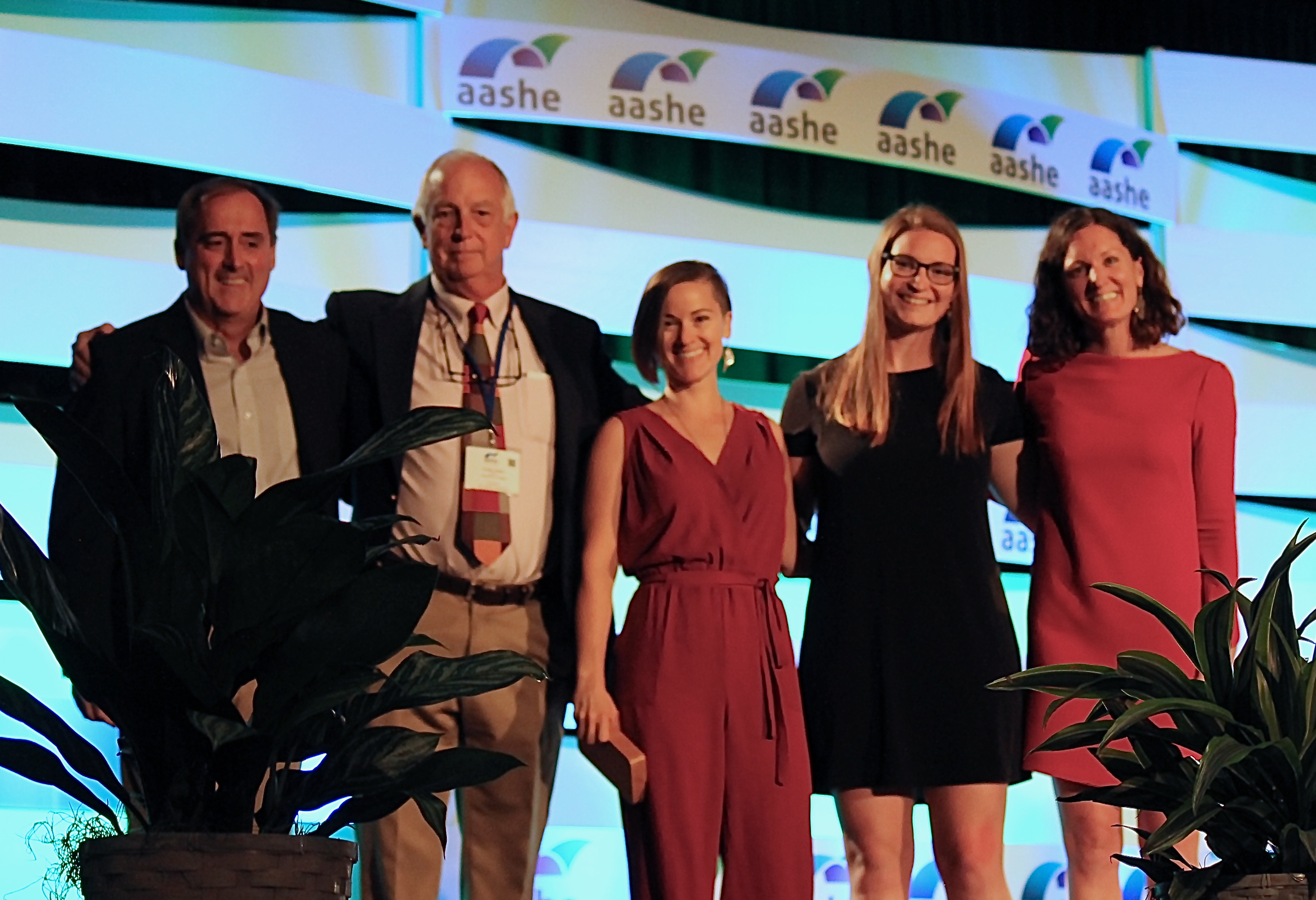 2018 AASHE Sustainability Award Winner Stage Shot