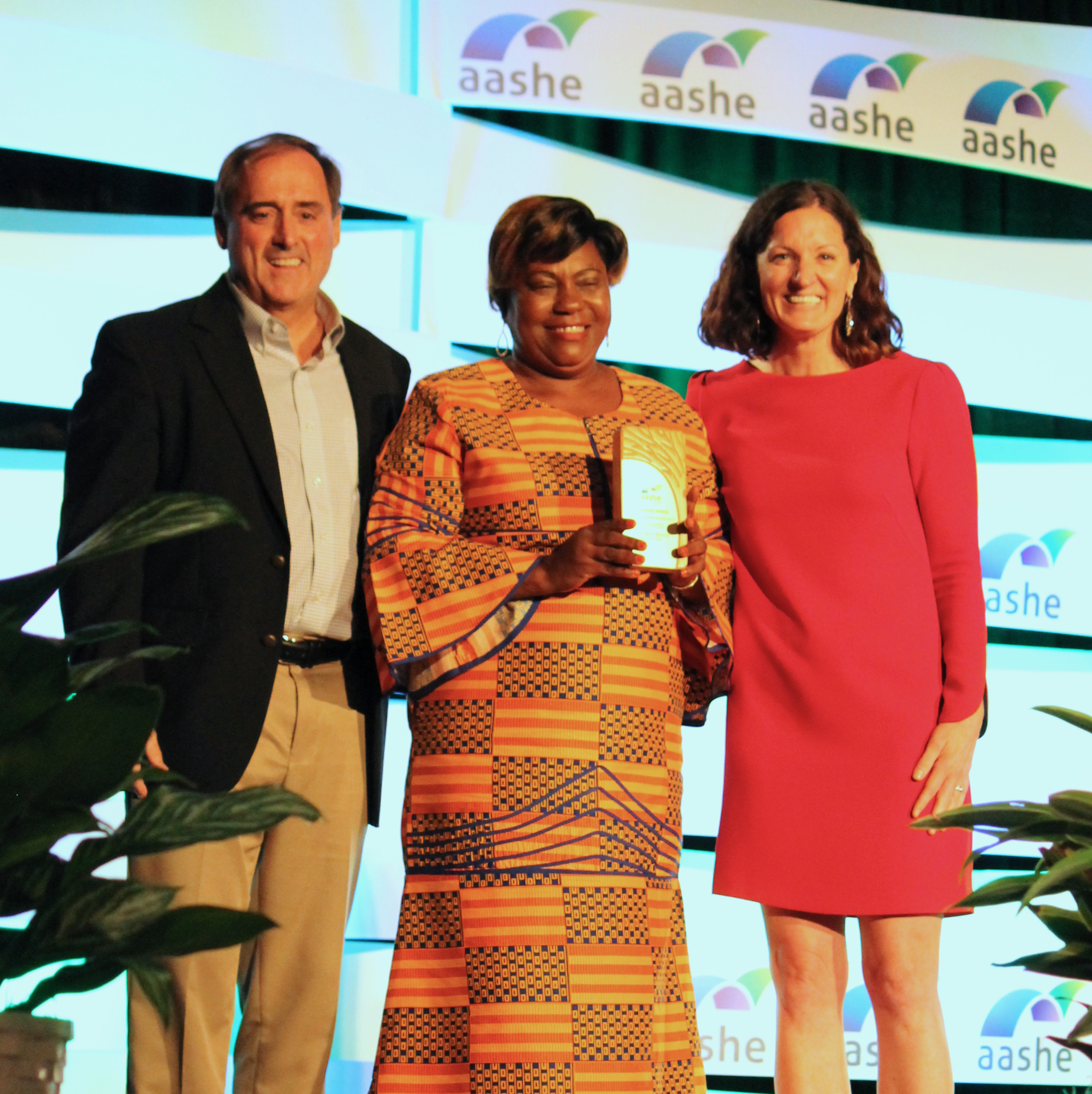 2018 AASHE Sustainability Award Winner Stage Shot