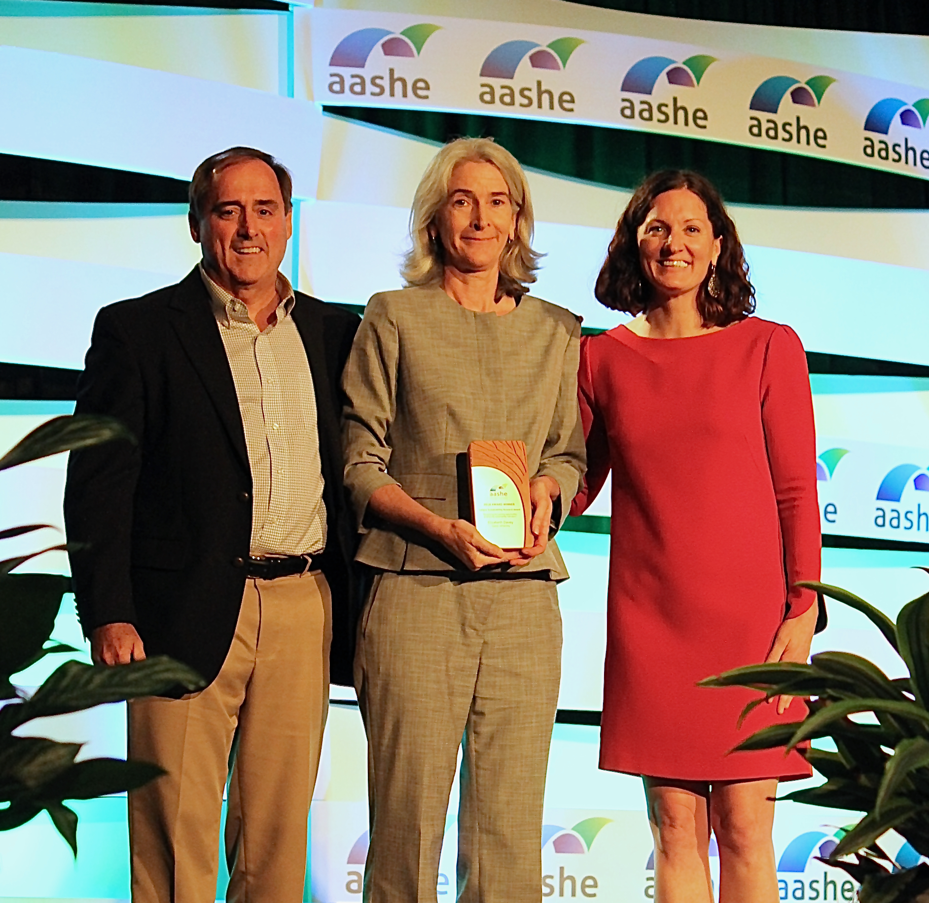 2018 AASHE Sustainability Award Winner Stage Shot