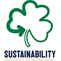 University of Notre Dame Sustainability Logo