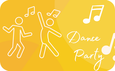 Dance Party Fun Zone Graphic