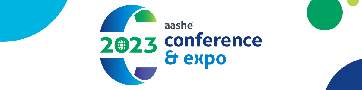 AASHE 2023 Conference & Expo Logo