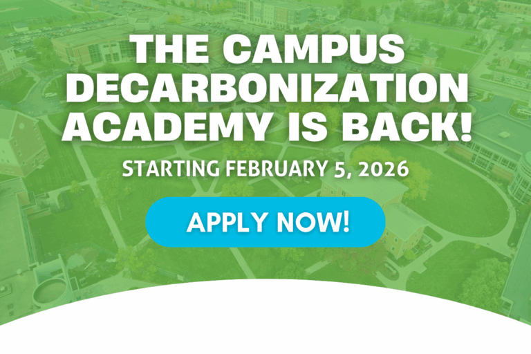 Image: The Campus Decarbonization Academy is Back! Apply Now!