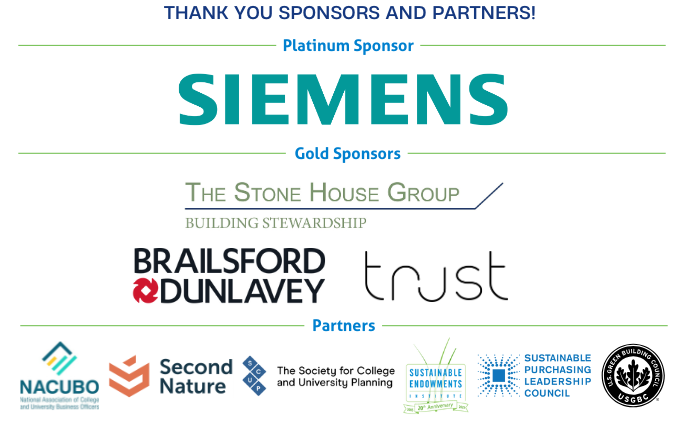 AASHE 2026 Decarb Sponsors and Partners
