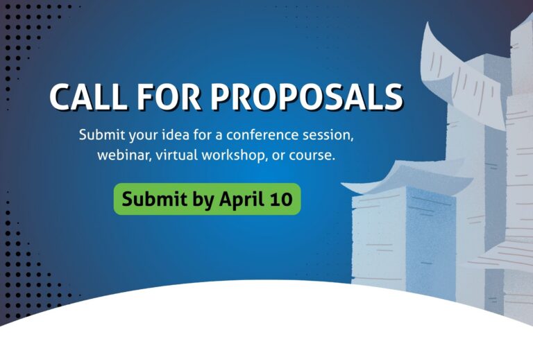 The 2026 Call for Proposals is now open and due April 10, 2026