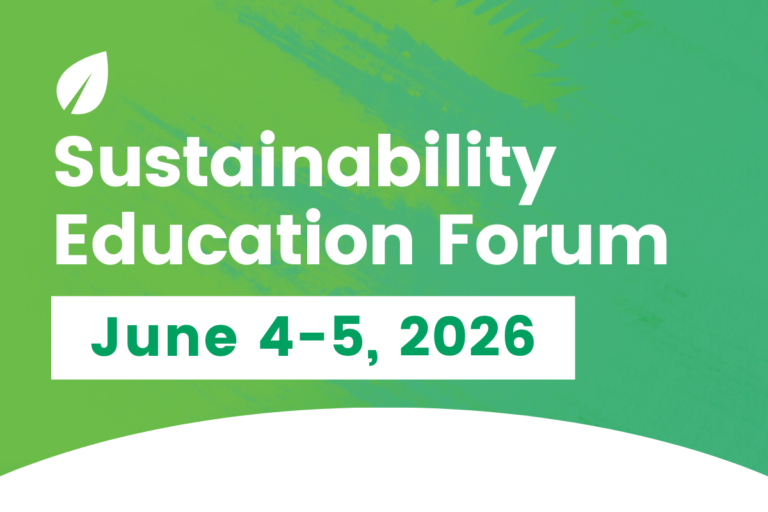 The 2026 Sustainability Education Forum is taking place on June 4-5, 2026.