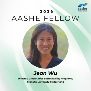AASHE Fellow Jean Wu